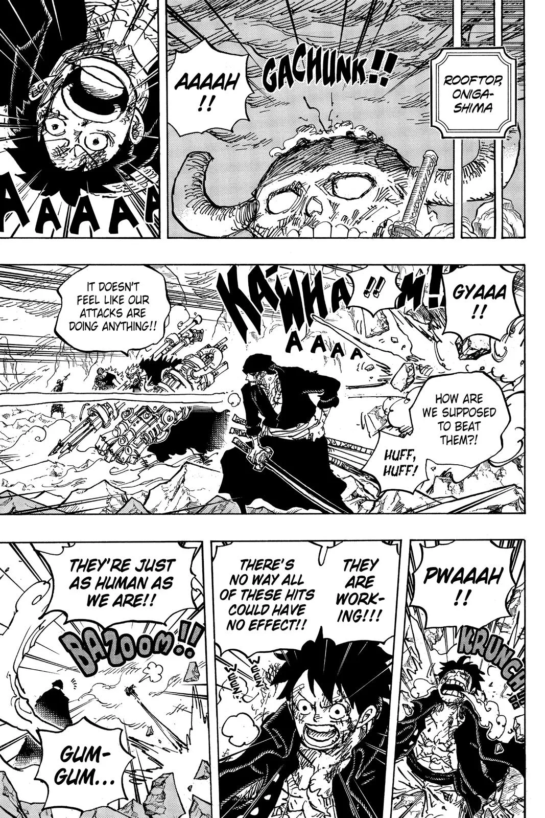 monkey.d luffy fight scene chapter 1008