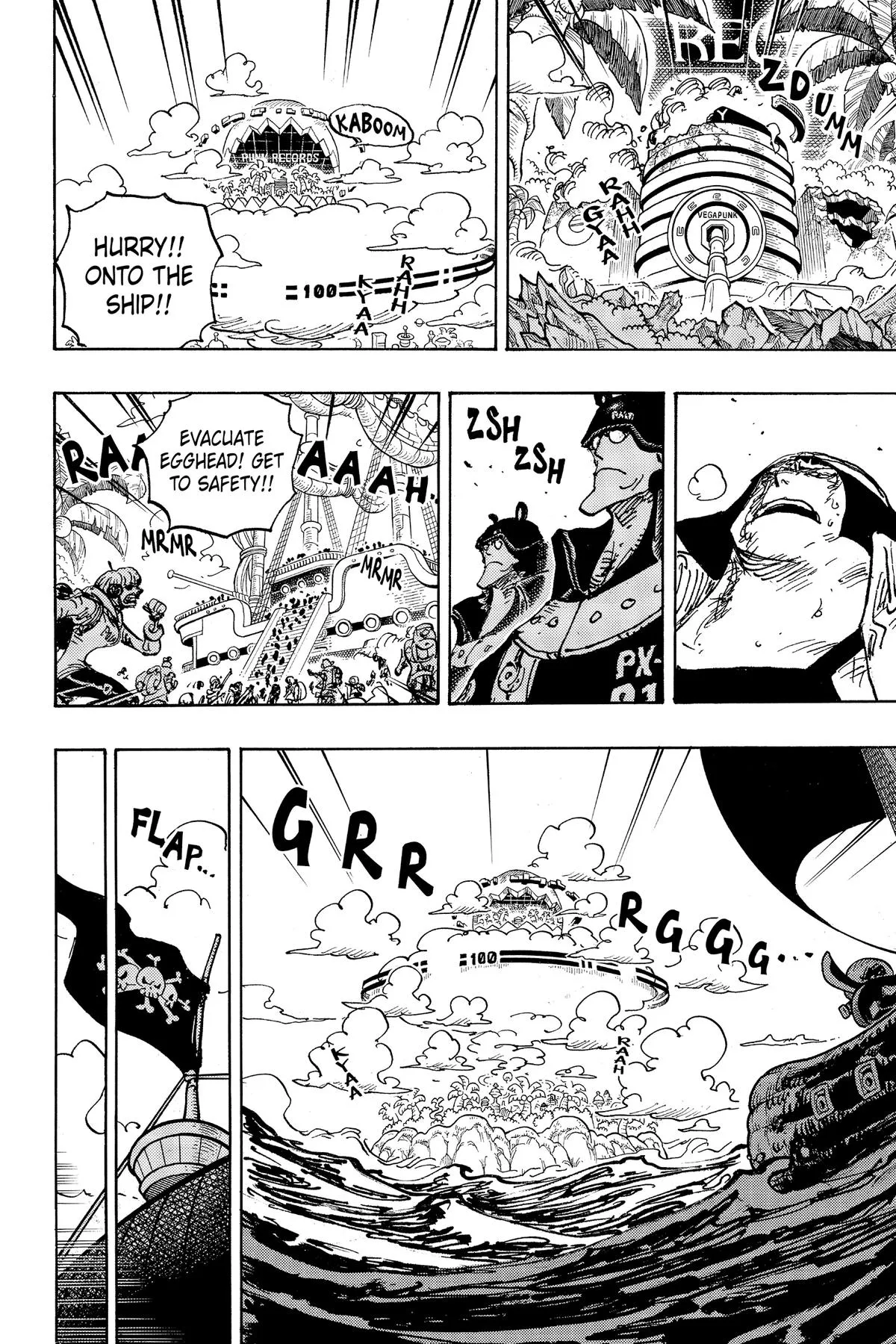 monkey.d luffy fight scene chapter 1079