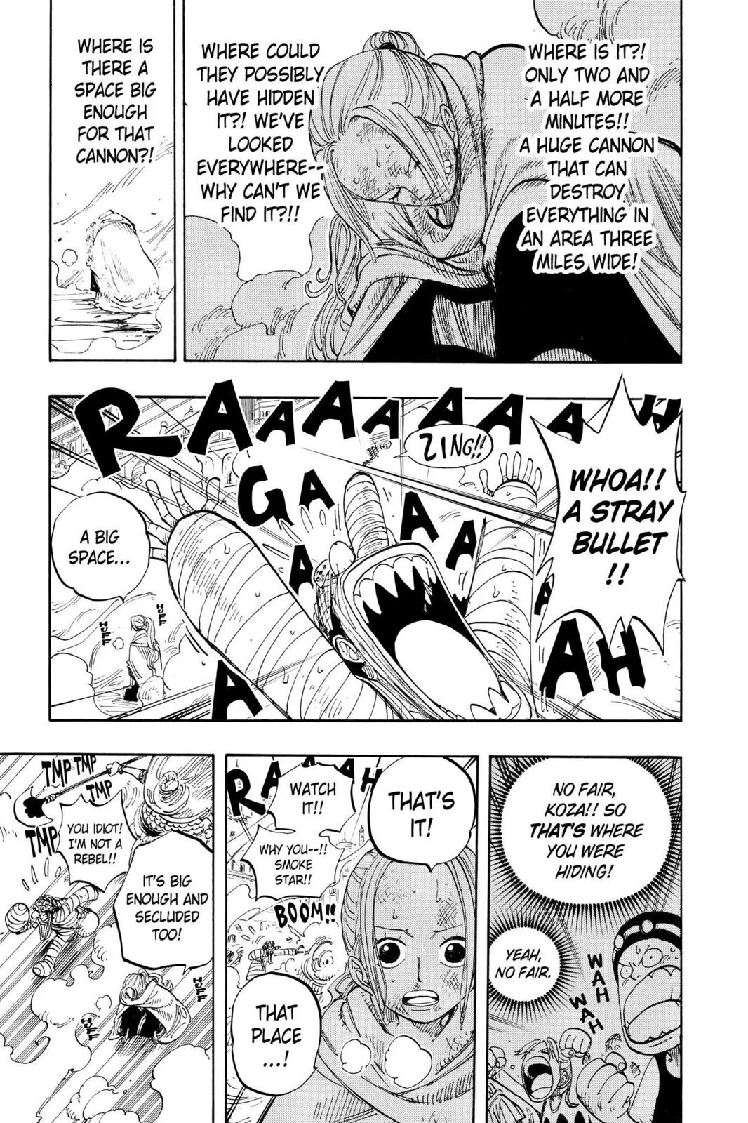 monkey.d luffy fight scene chapter 203
