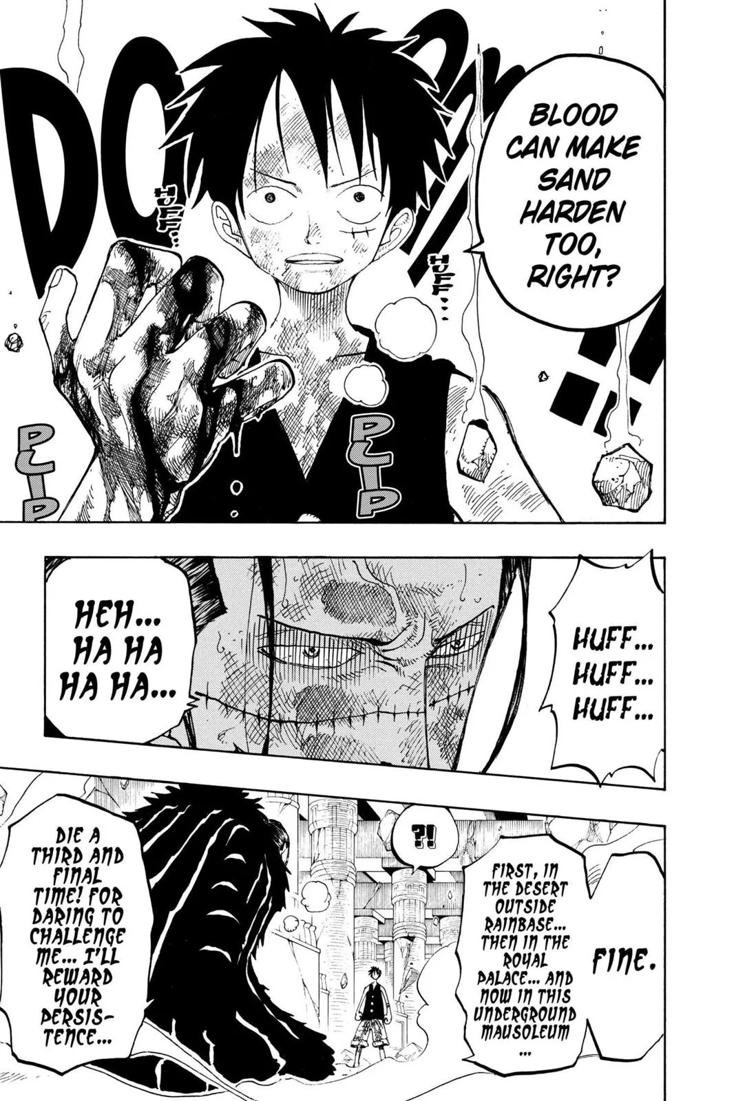 monkey.d luffy fight scene chapter 204
