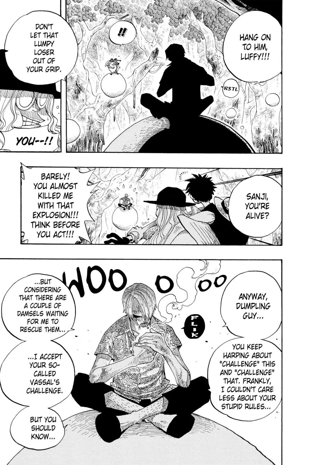 monkey.d luffy fight scene chapter 250