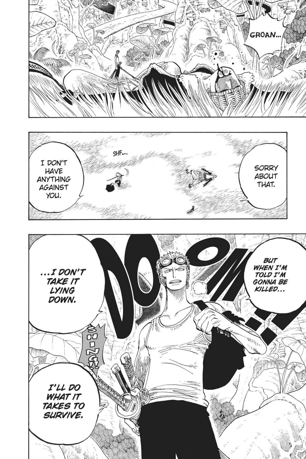 monkey.d luffy fight scene chapter 259