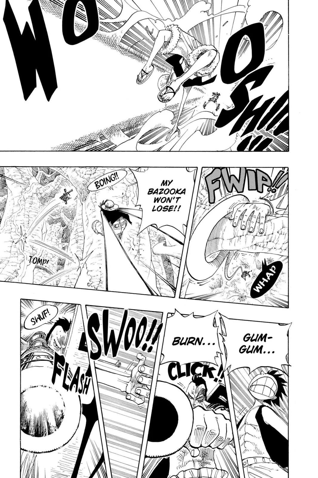 monkey.d luffy fight scene chapter 260