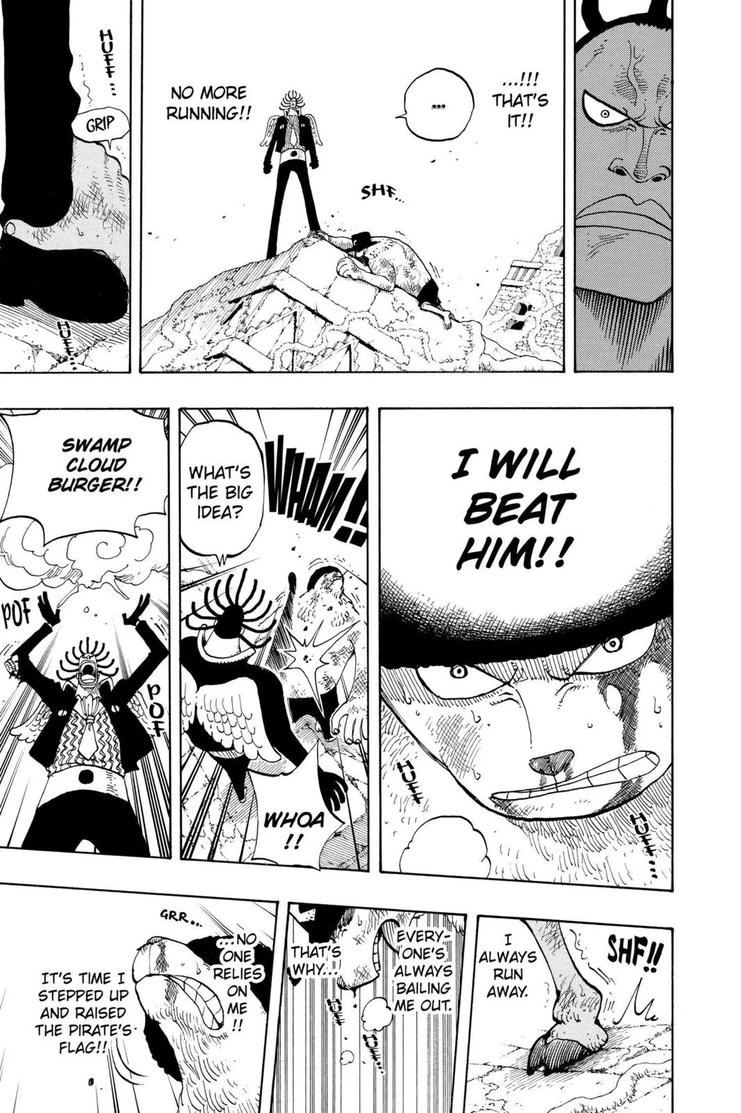 monkey.d luffy fight scene chapter 262