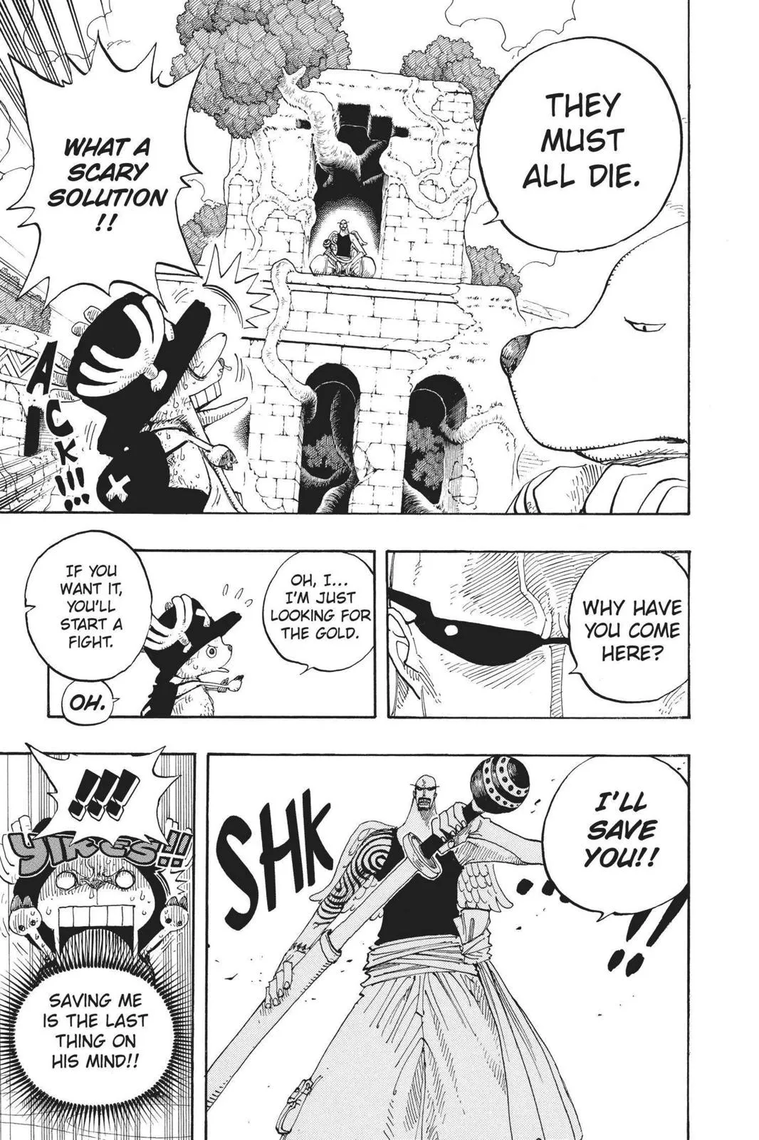 one piece Chapter 266 manga panel