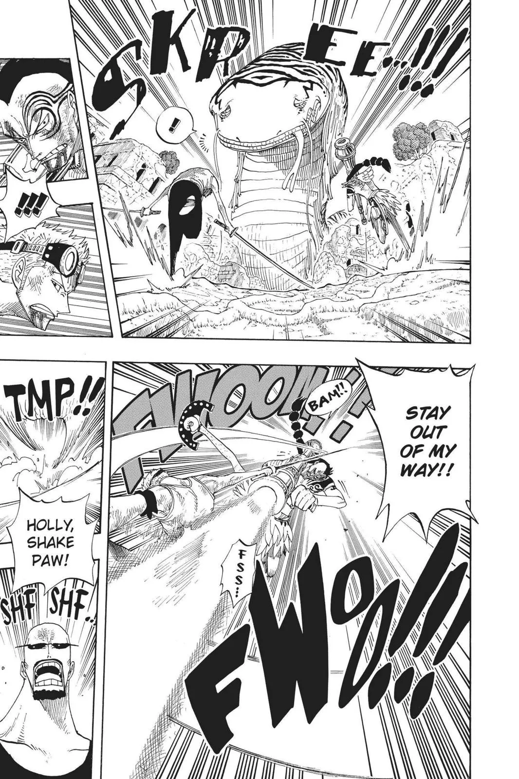 monkey.d luffy fight scene chapter 270