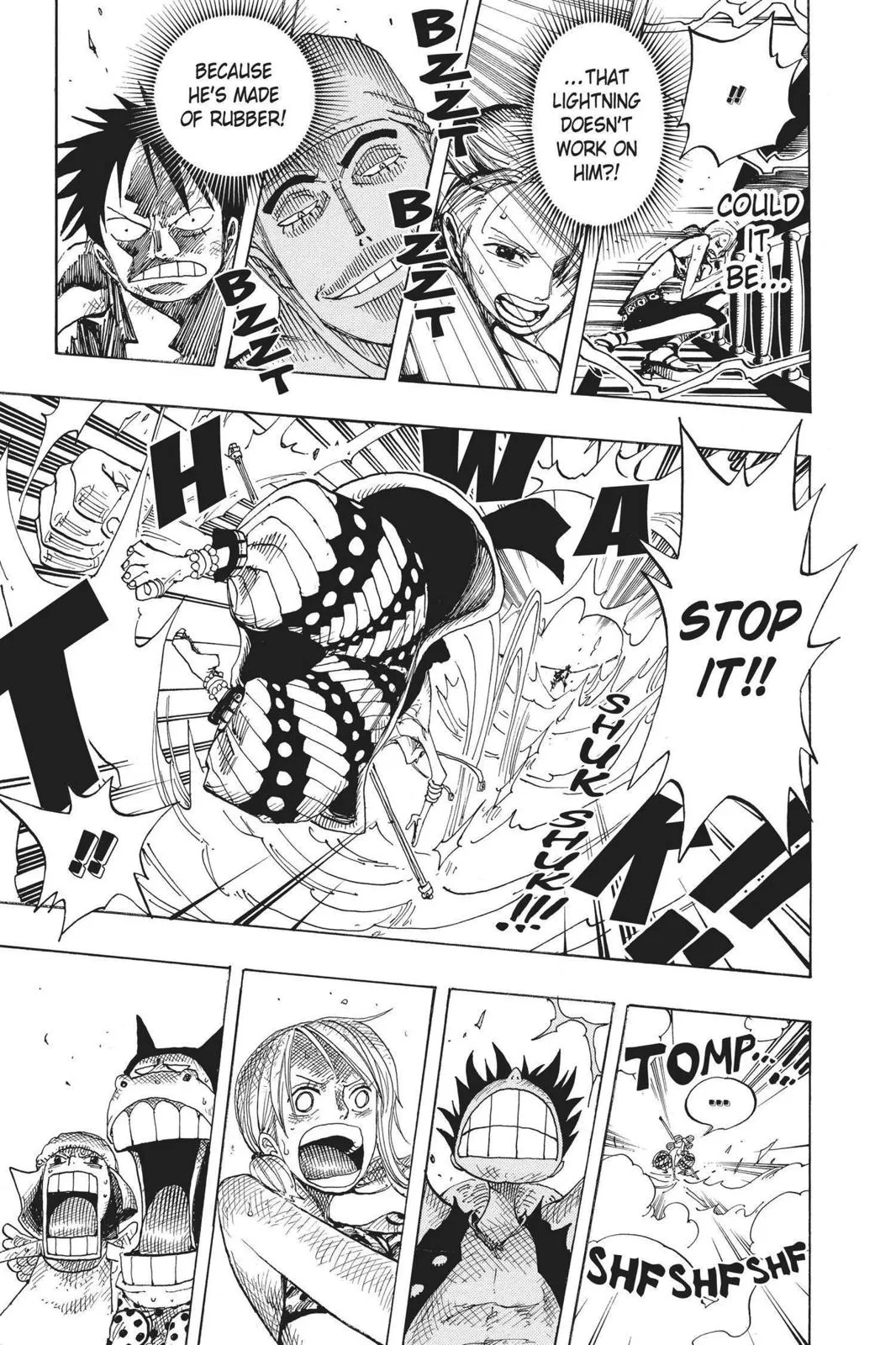 monkey.d luffy fight scene chapter 279