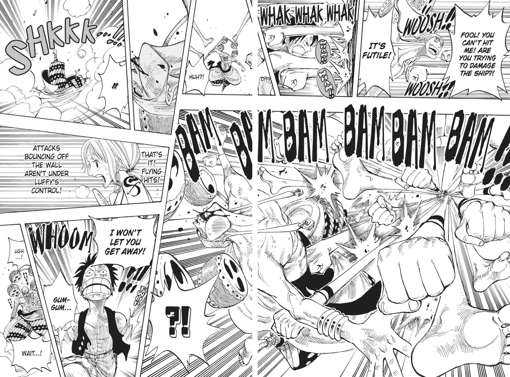 monkey.d luffy fight scene chapter 281