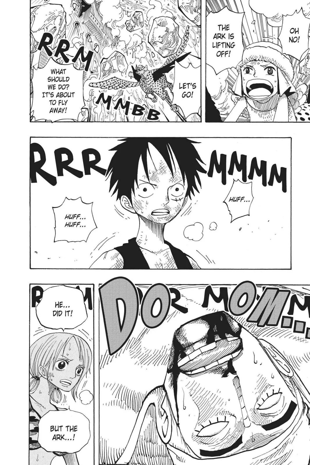 monkey.d luffy fight scene chapter 282