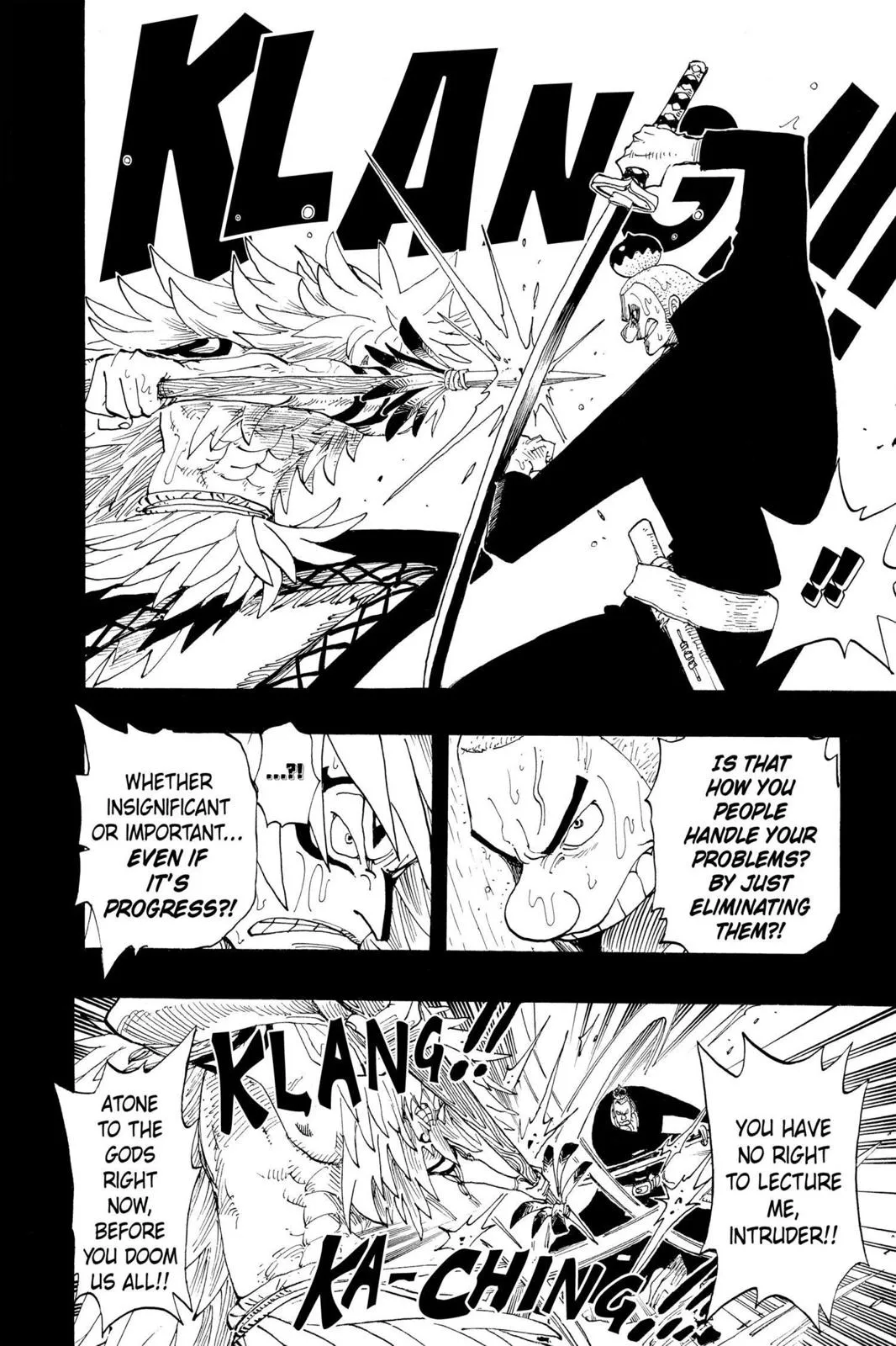 monkey.d luffy fight scene chapter 288