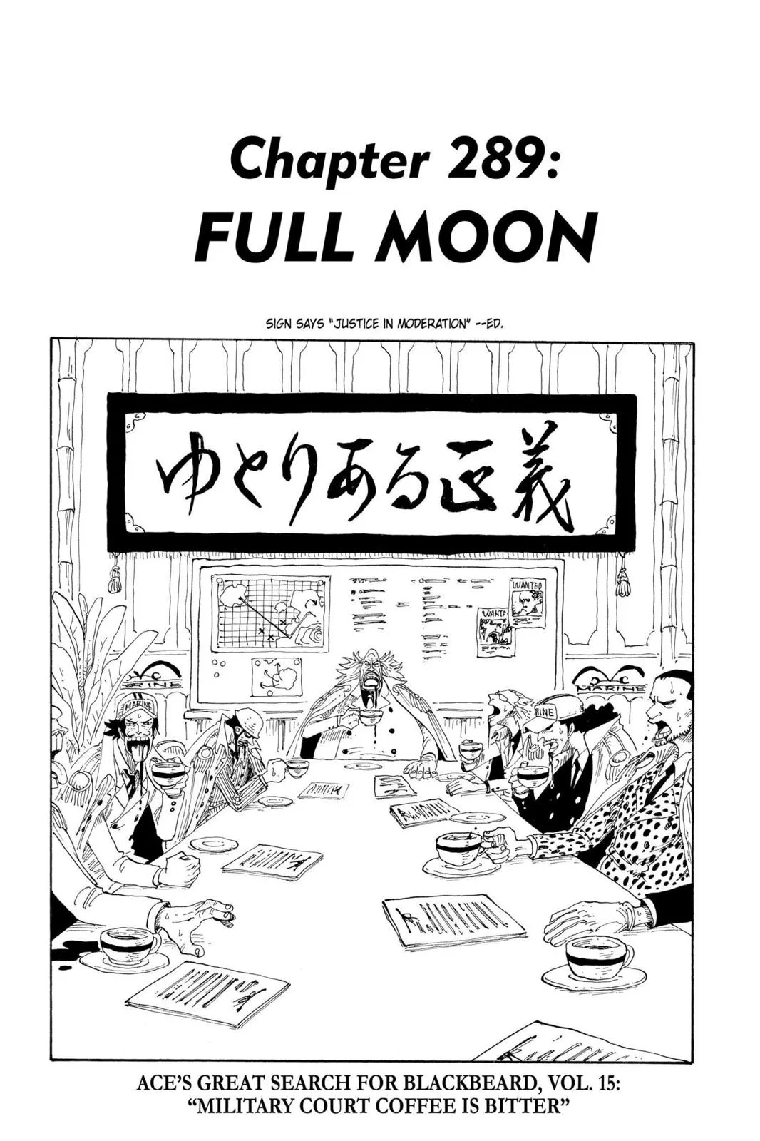 One Piece Manga 289