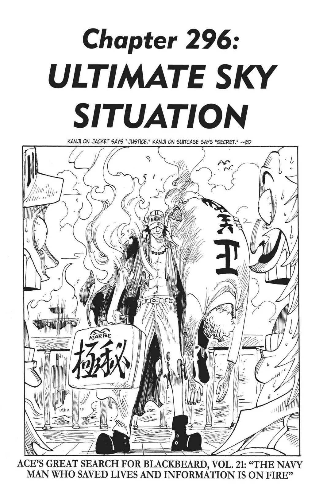 zoro fight chapter 296