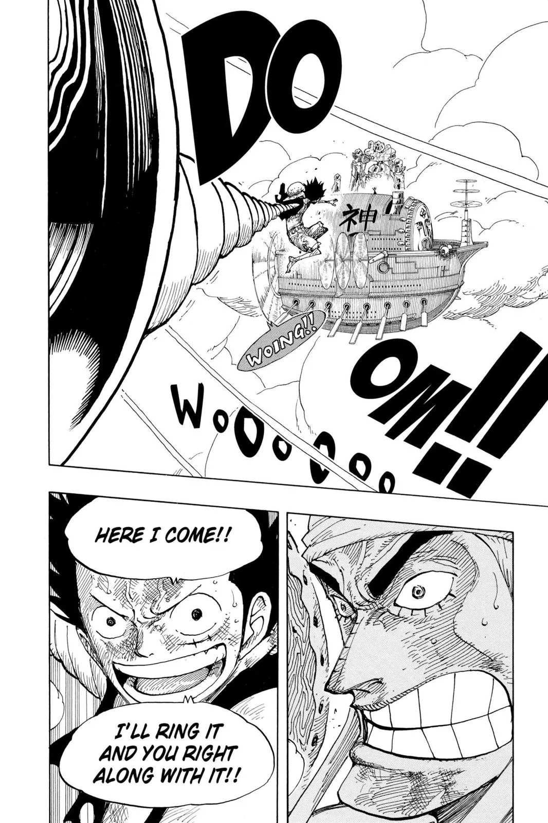 monkey.d luffy fight scene chapter 298