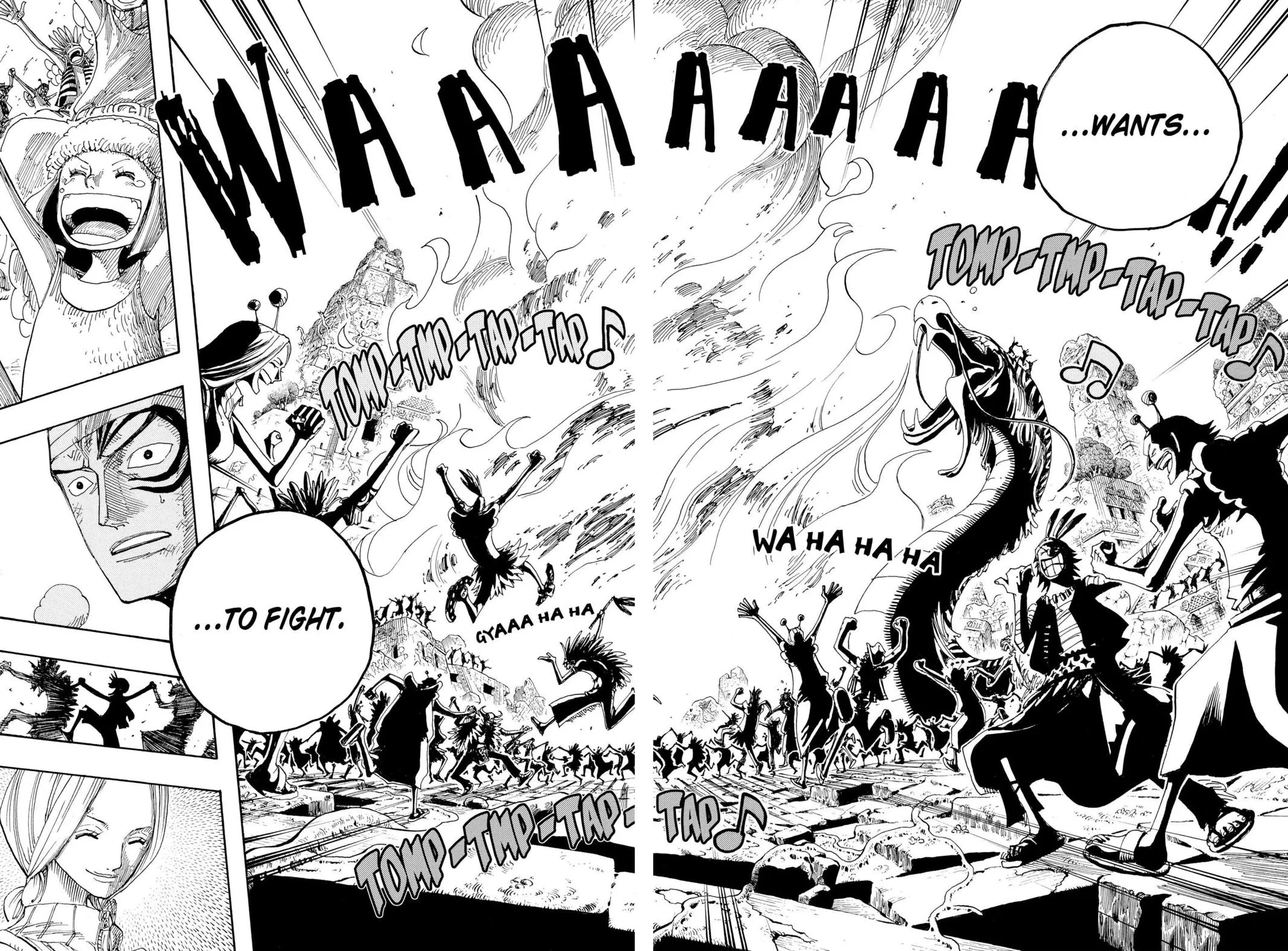 monkey.d luffy fight scene chapter 300