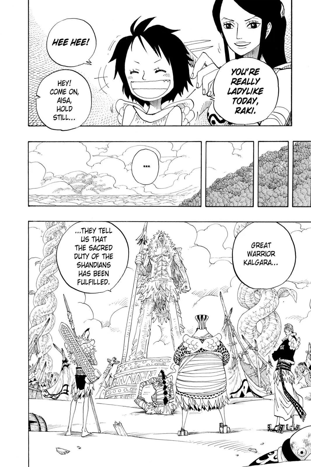monkey.d luffy fight scene chapter 302