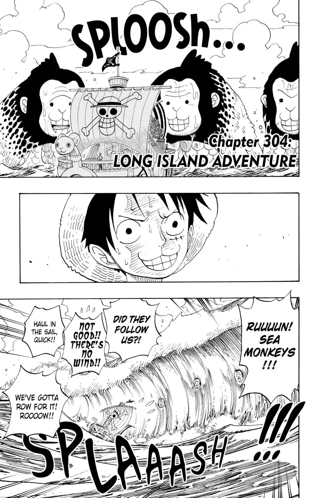monkey.d luffy fight scene chapter 304