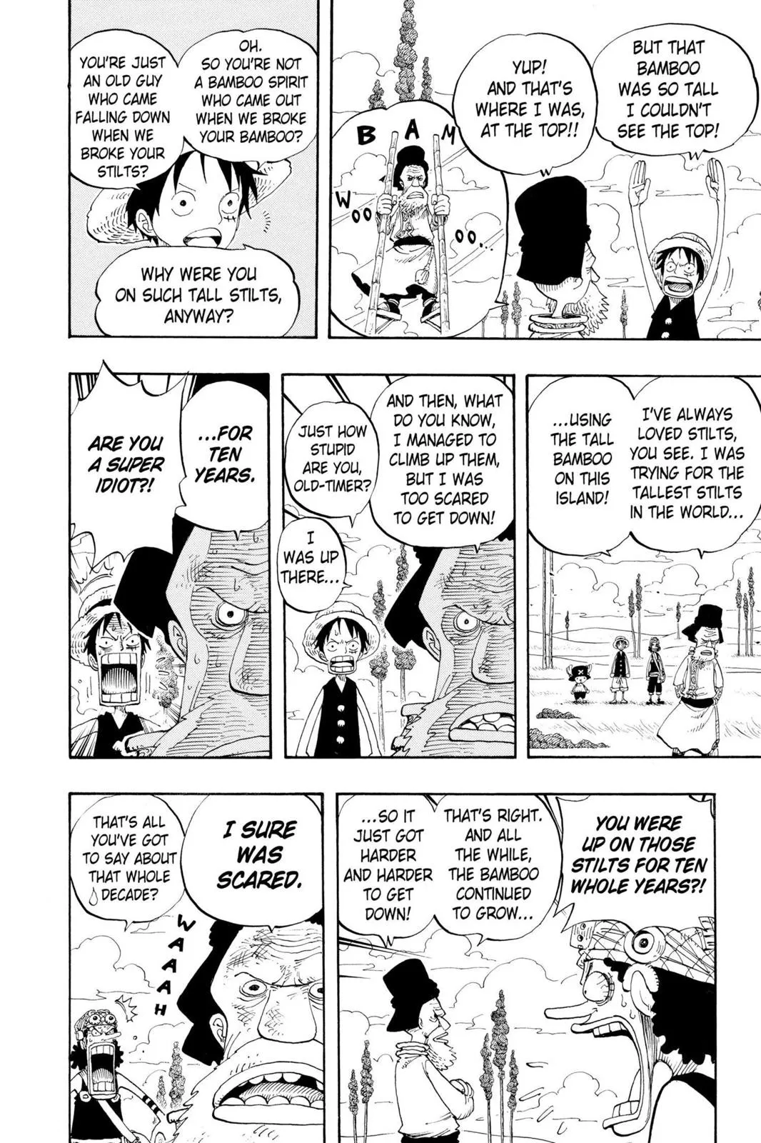 monkey.d luffy fight scene chapter 305