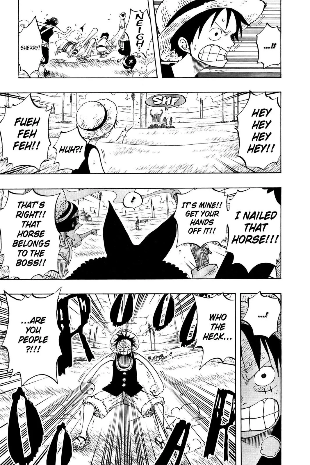 monkey.d luffy fight scene chapter 305