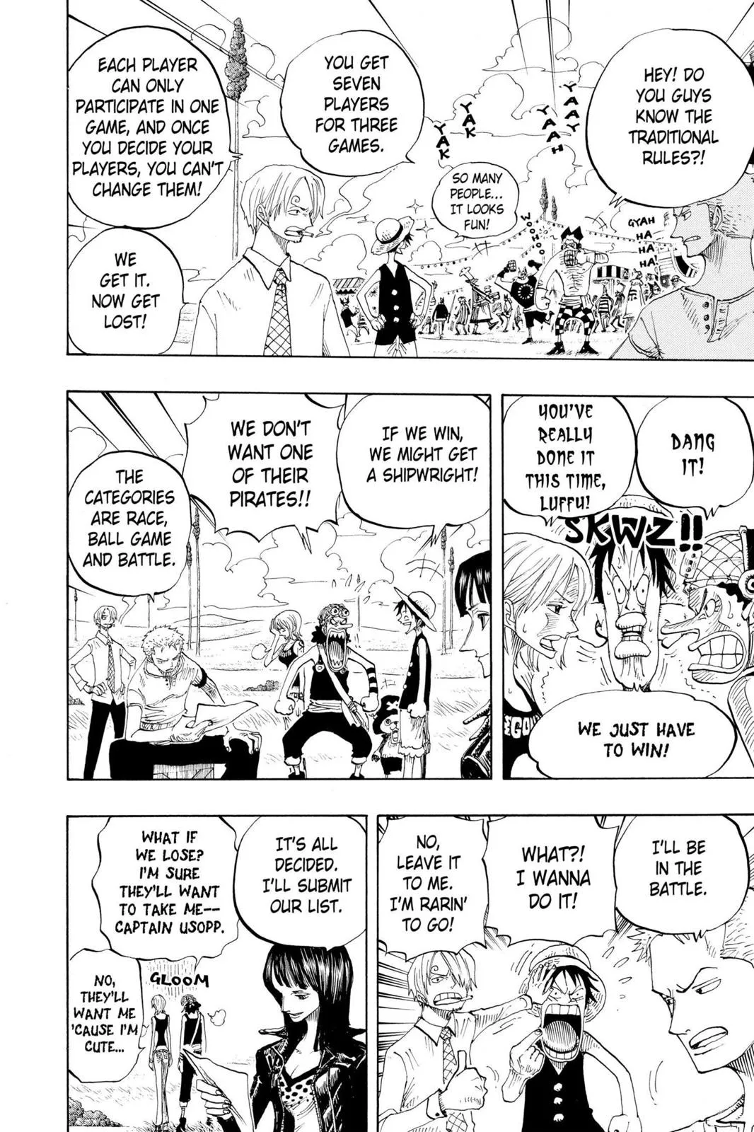 one piece Chapter 306 manga panel
