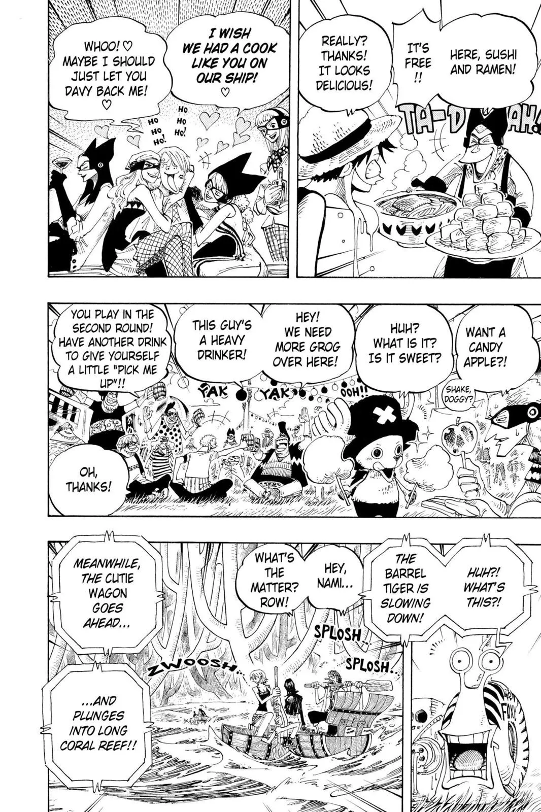 monkey.d luffy fight scene chapter 308