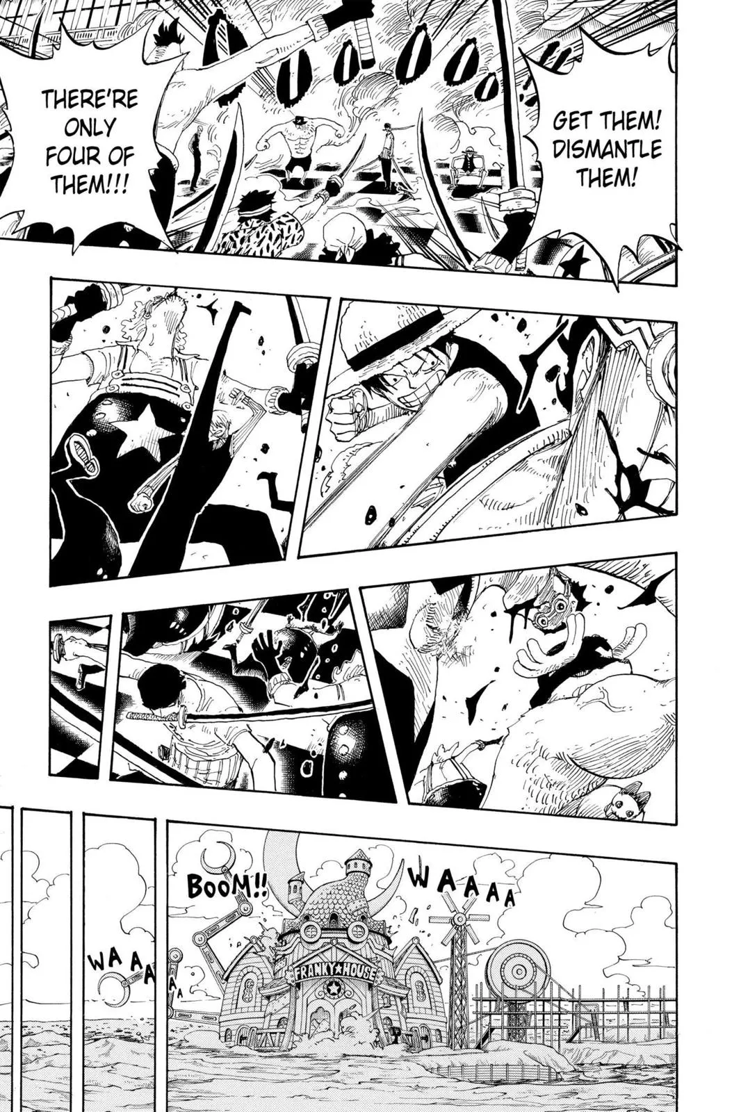 monkey.d luffy fight scene chapter 330