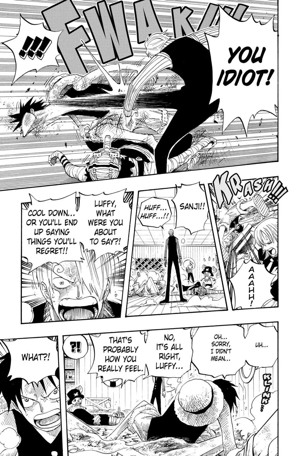 monkey.d luffy fight scene chapter 331