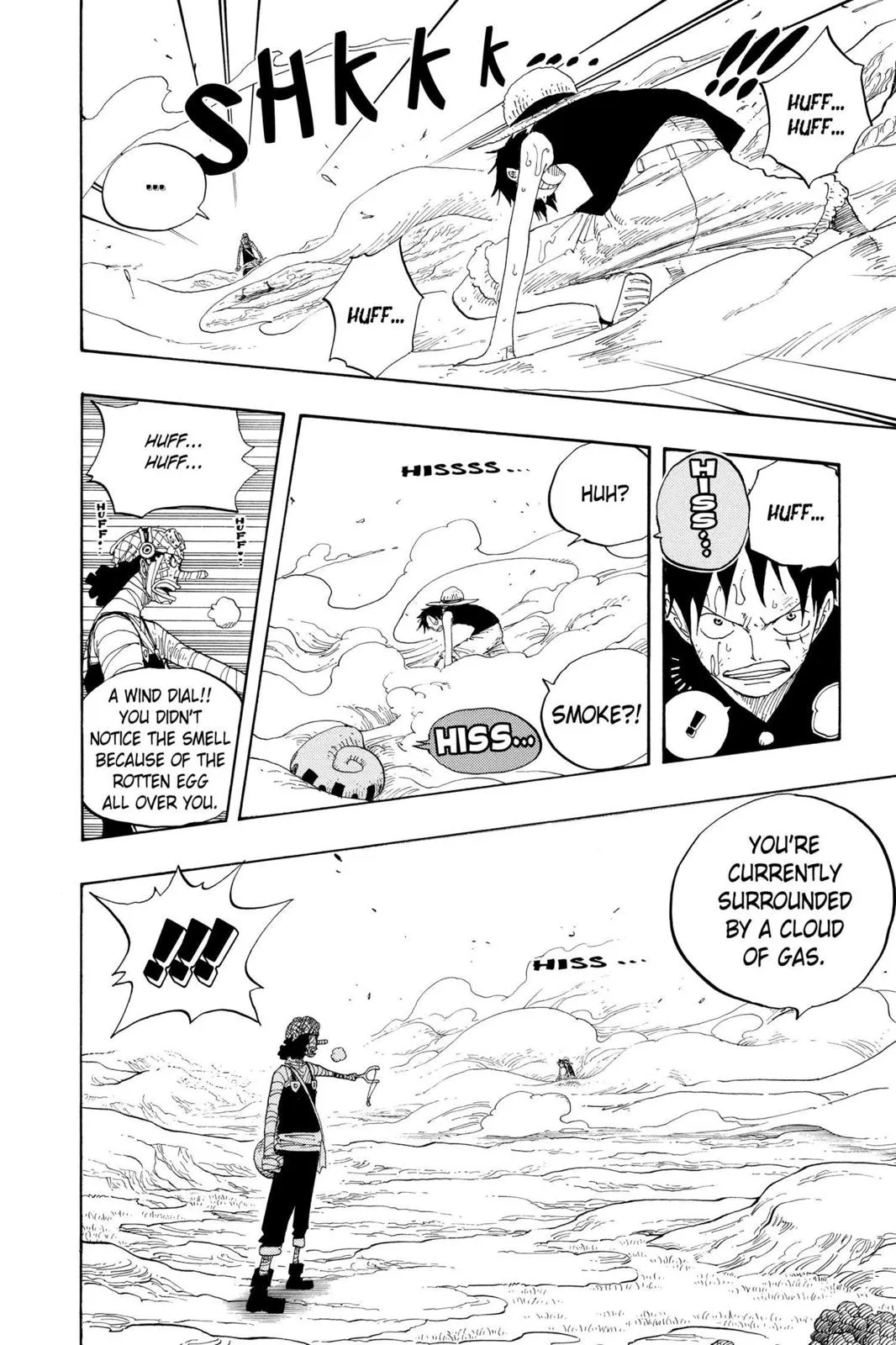 monkey.d luffy fight scene chapter 332