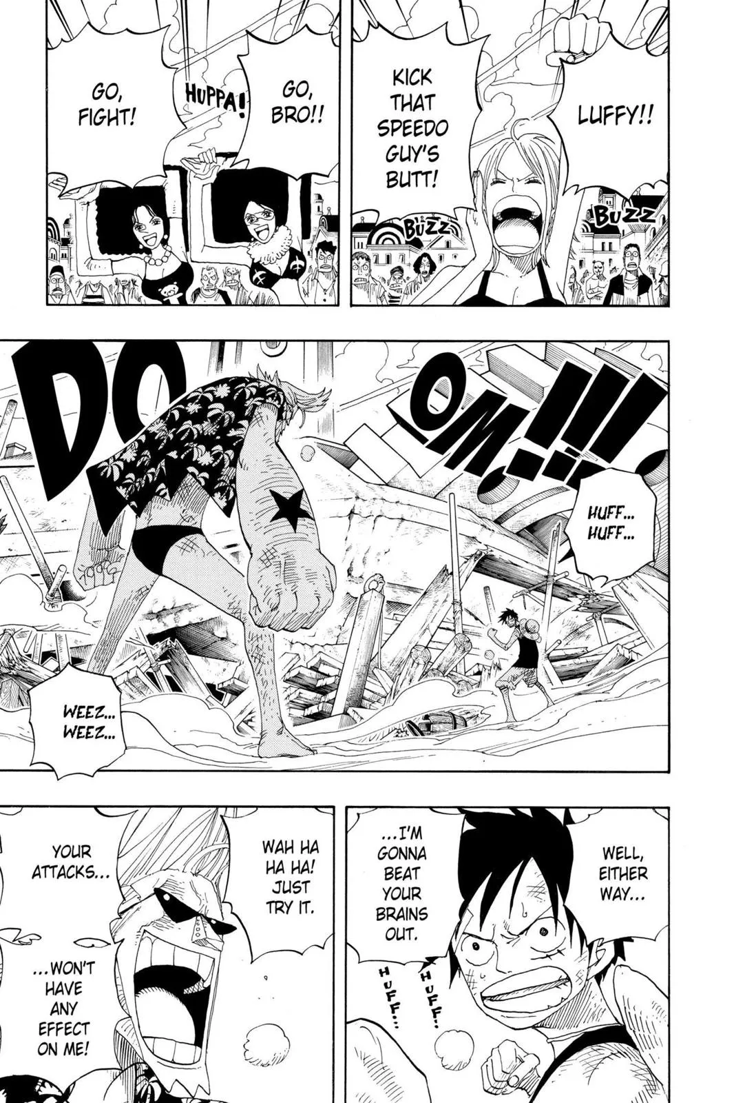 monkey.d luffy fight scene chapter 336
