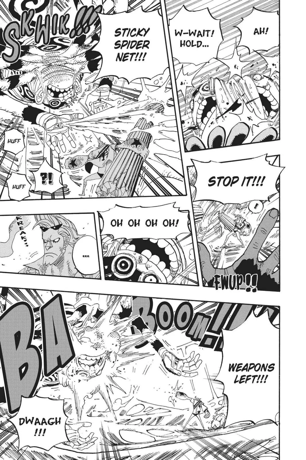 monkey.d luffy fight scene chapter 454
