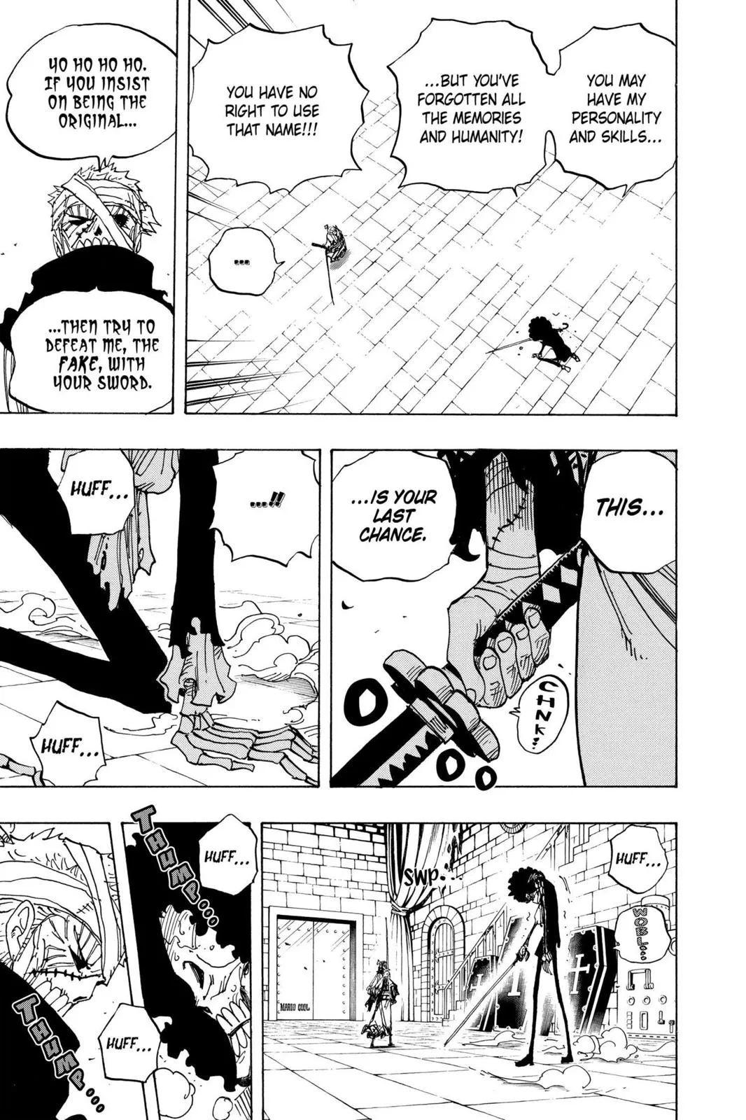 zoro fight chapter 462