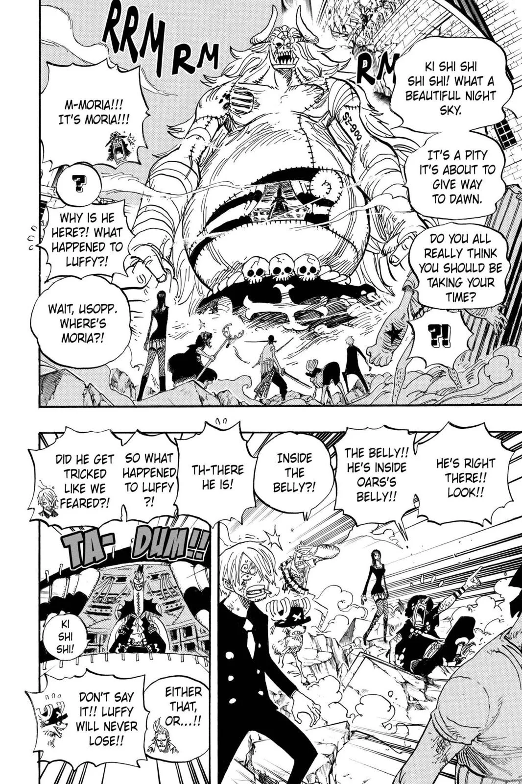 monkey.d luffy fight scene chapter 474