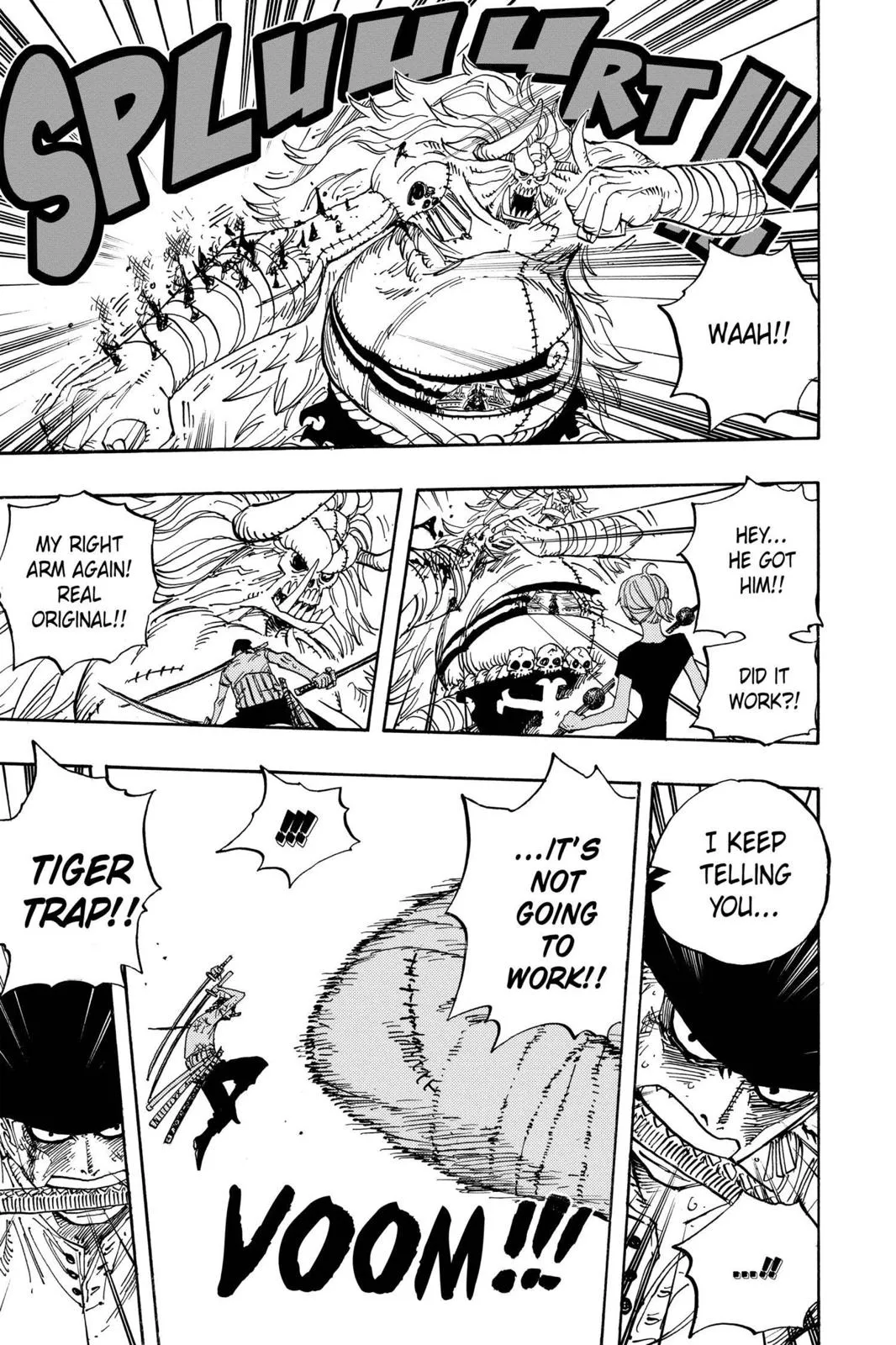 monkey.d luffy fight scene chapter 478