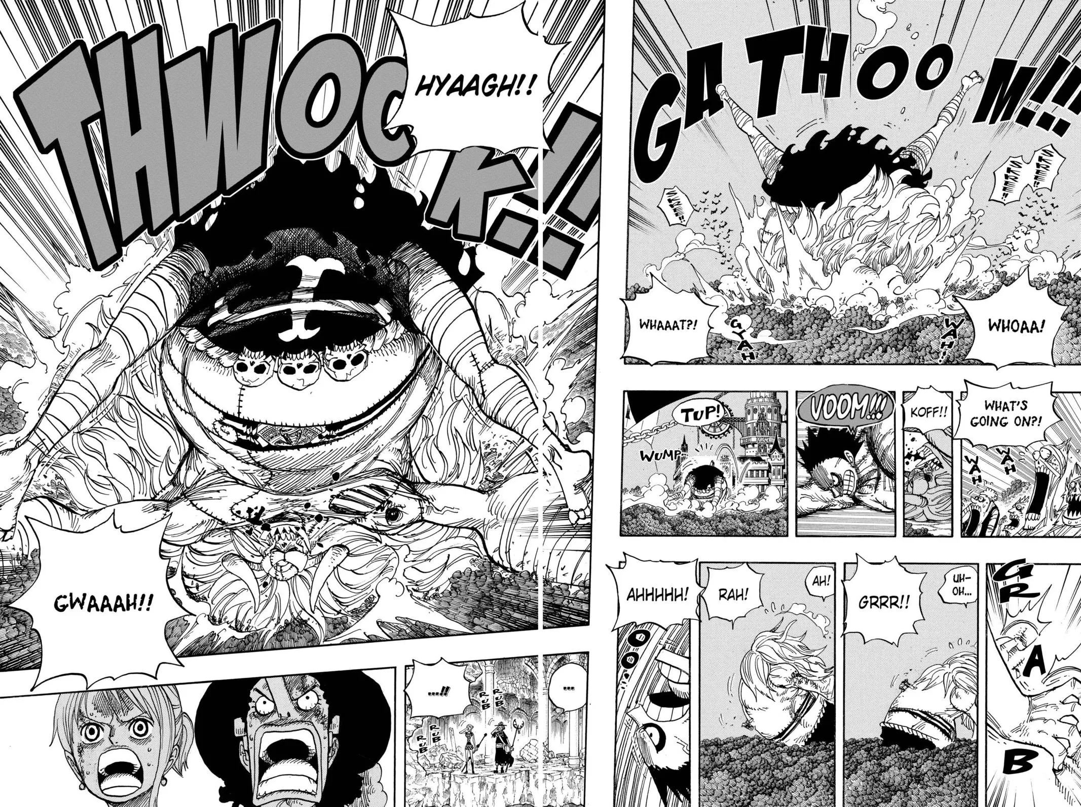 monkey.d luffy fight scene chapter 478