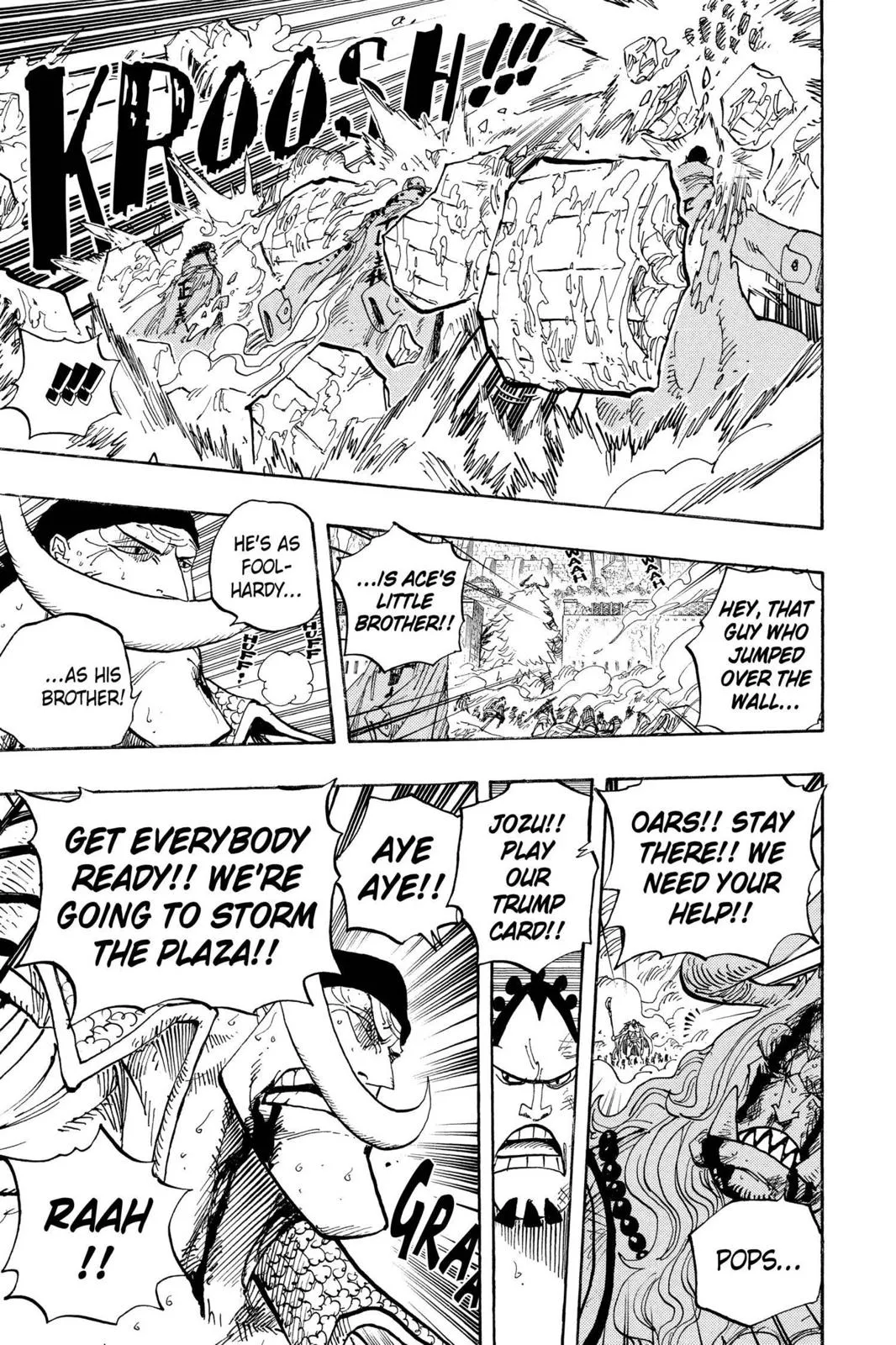 monkey.d luffy fight scene chapter 565
