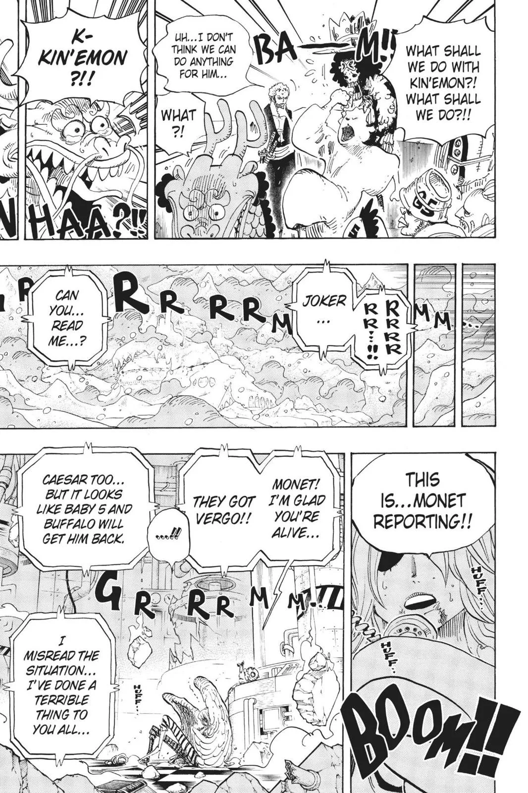 monkey.d luffy fight scene chapter 693