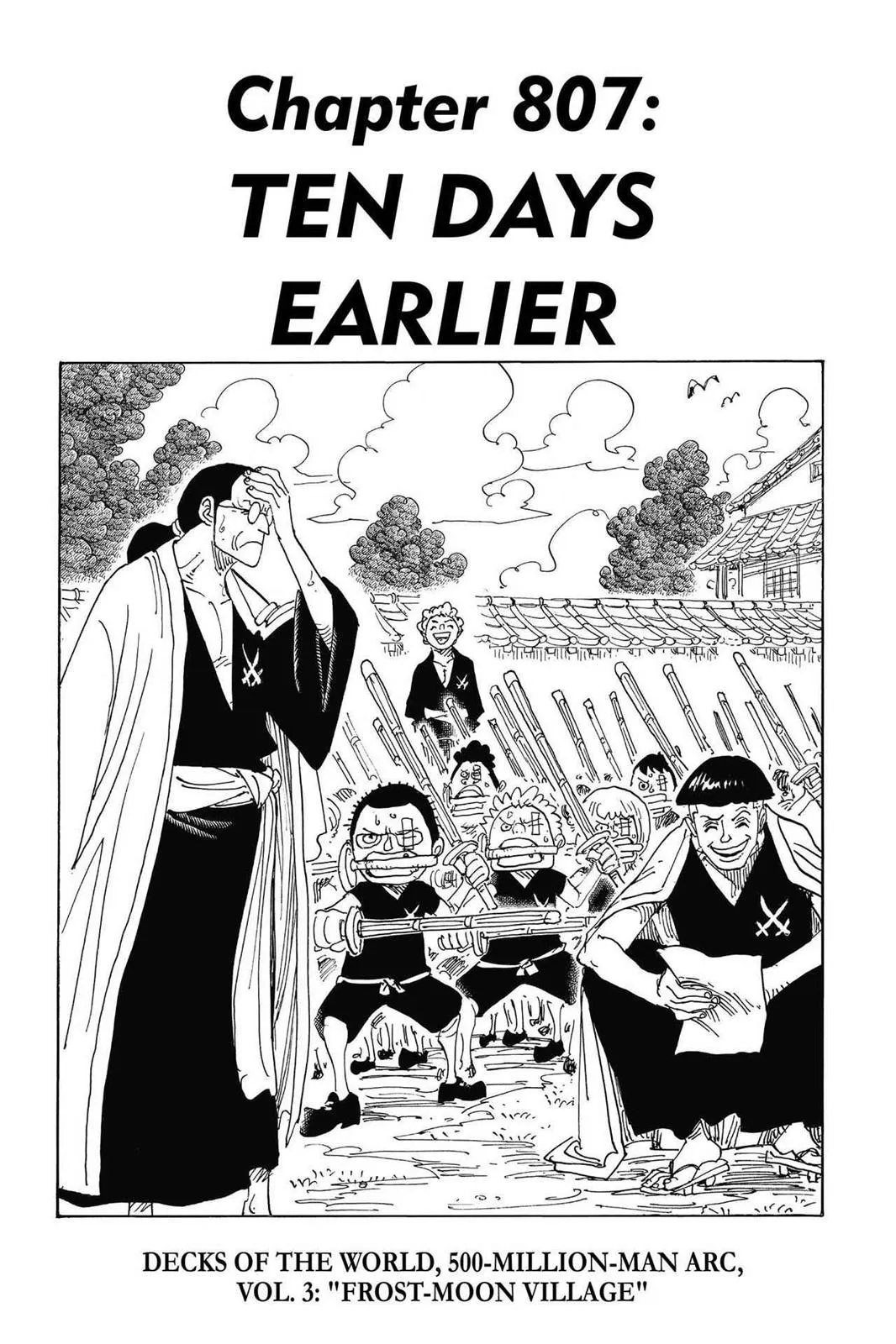 zoro fight chapter 807