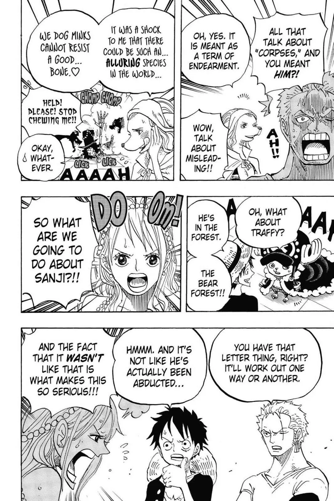 one piece Chapter 807 manga panel