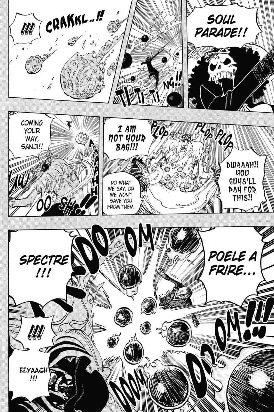 monkey.d luffy fight scene chapter 807