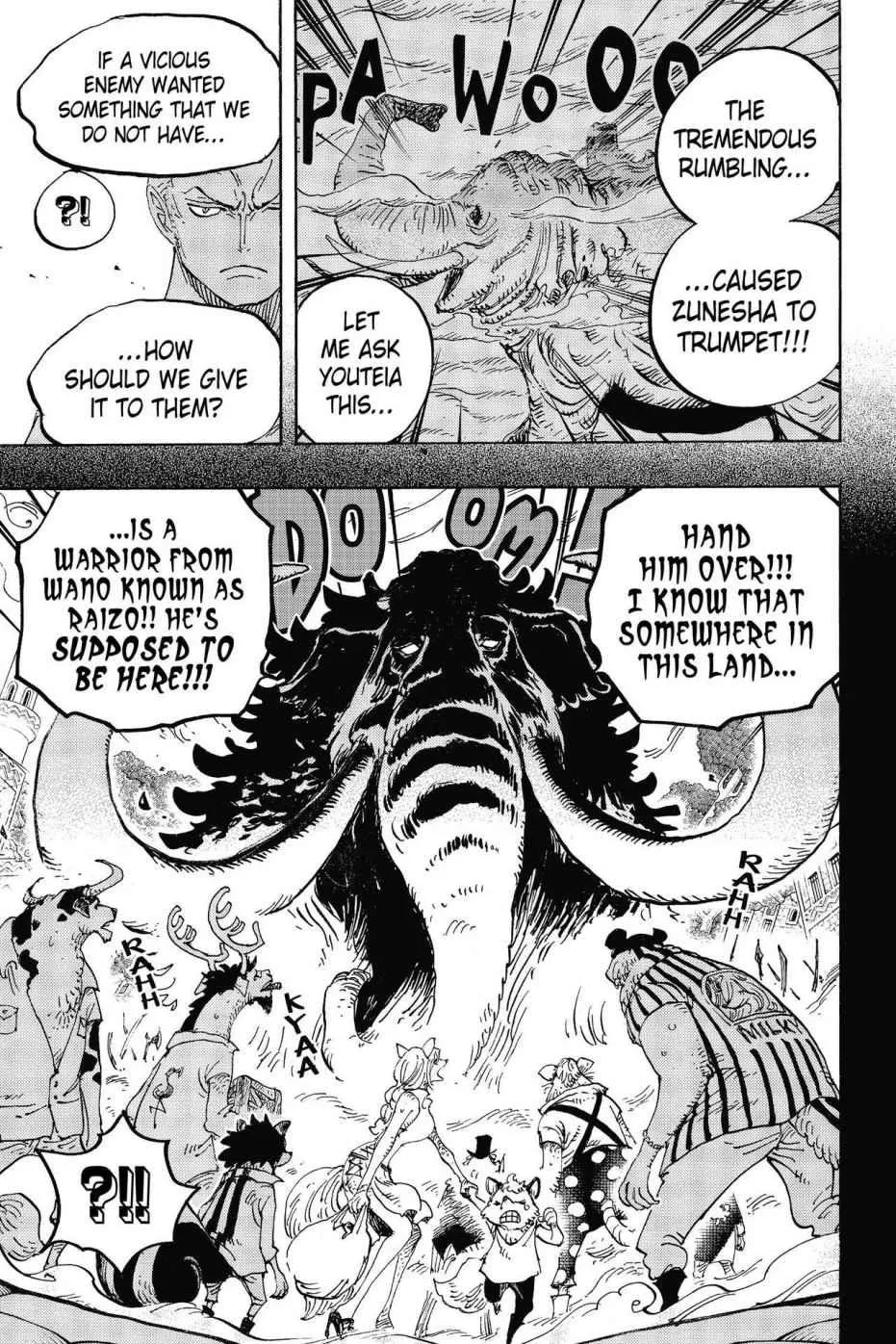 one piece Chapter 807 manga panel