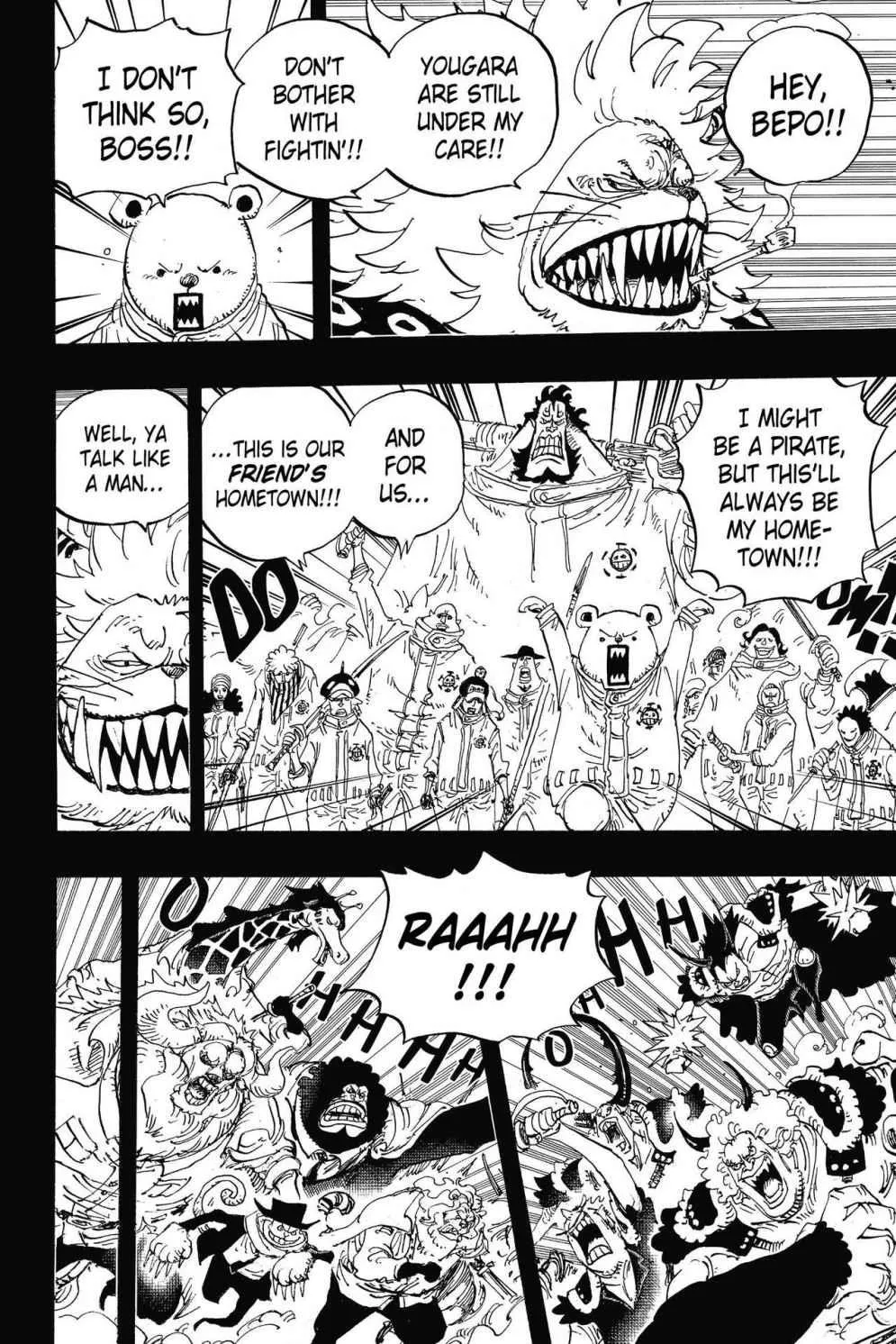 monkey.d luffy fight scene chapter 810