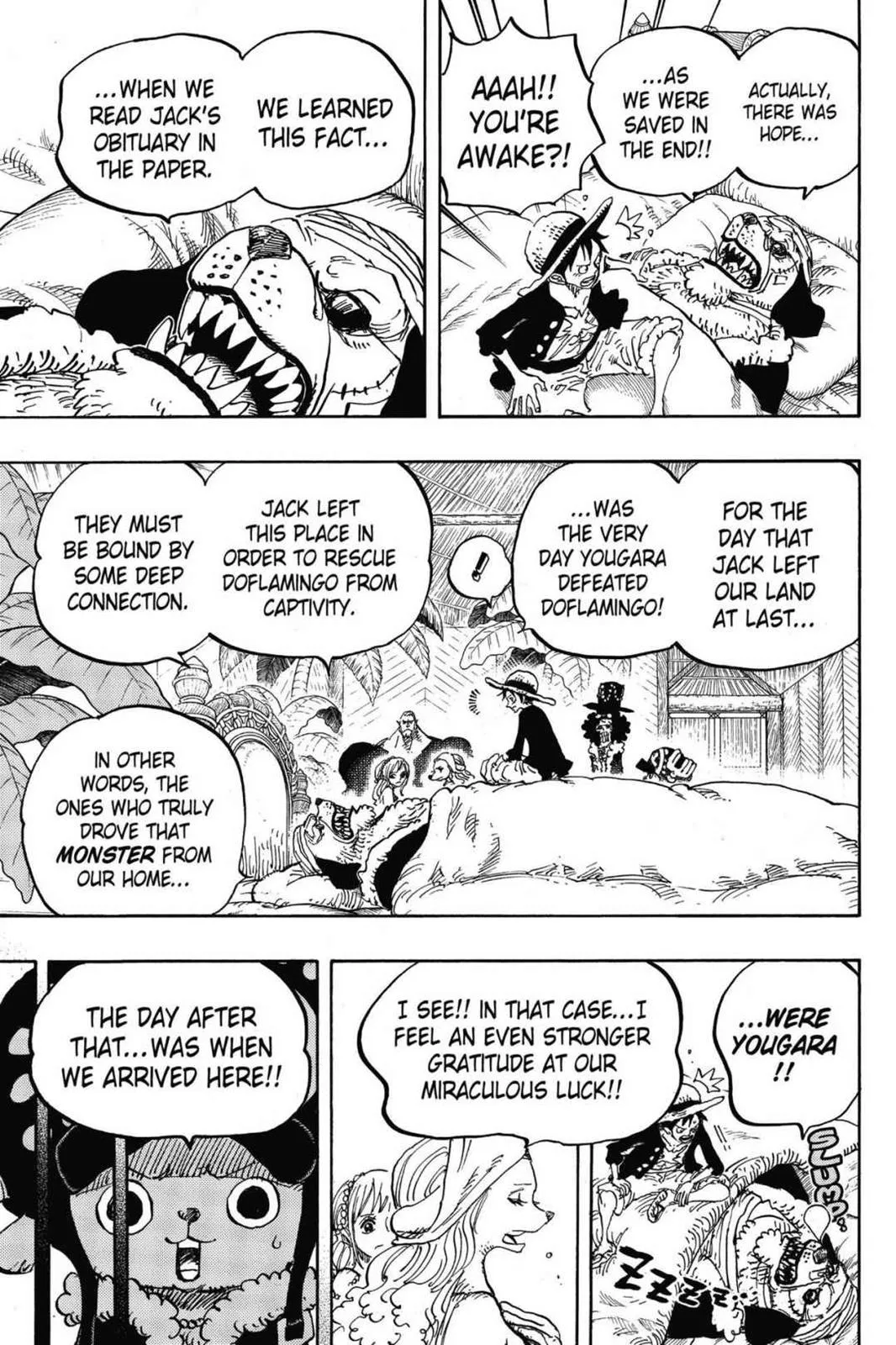one piece Chapter 810 manga panel