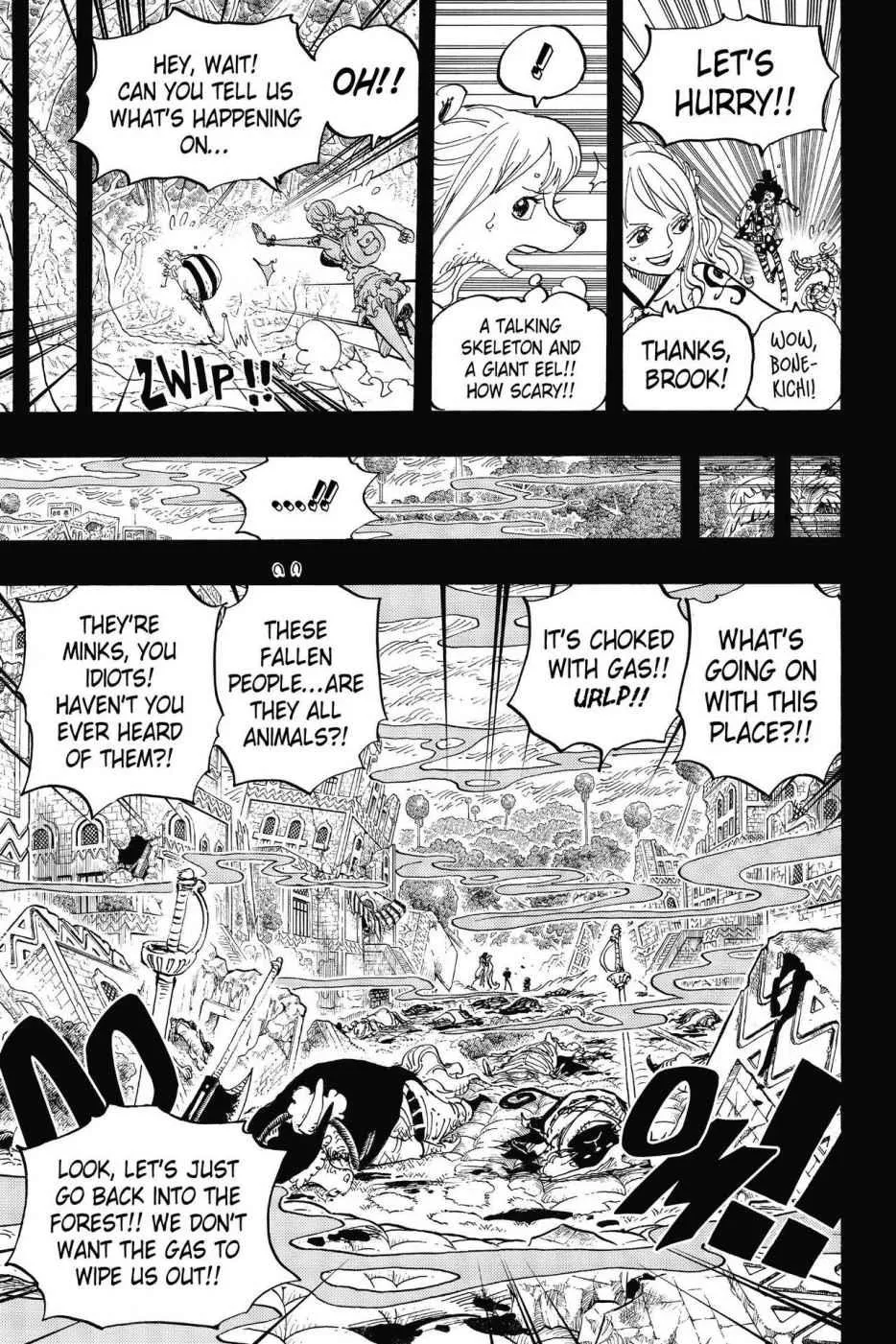 monkey.d luffy fight scene chapter 810