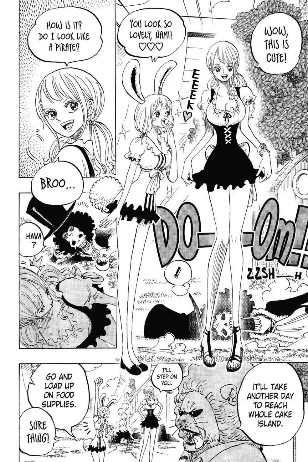 monkey.d luffy fight scene chapter 827