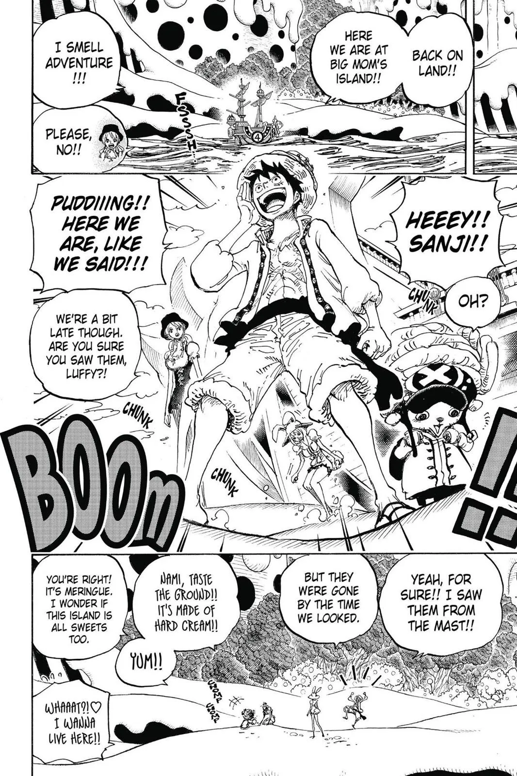 monkey.d luffy fight scene chapter 831