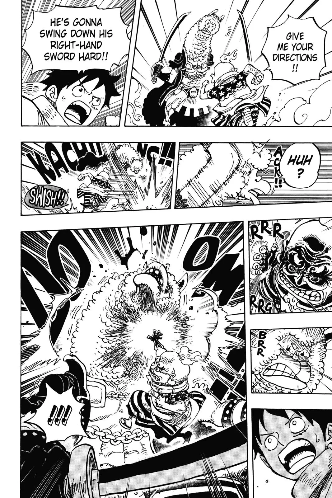 monkey.d luffy fight scene chapter 939